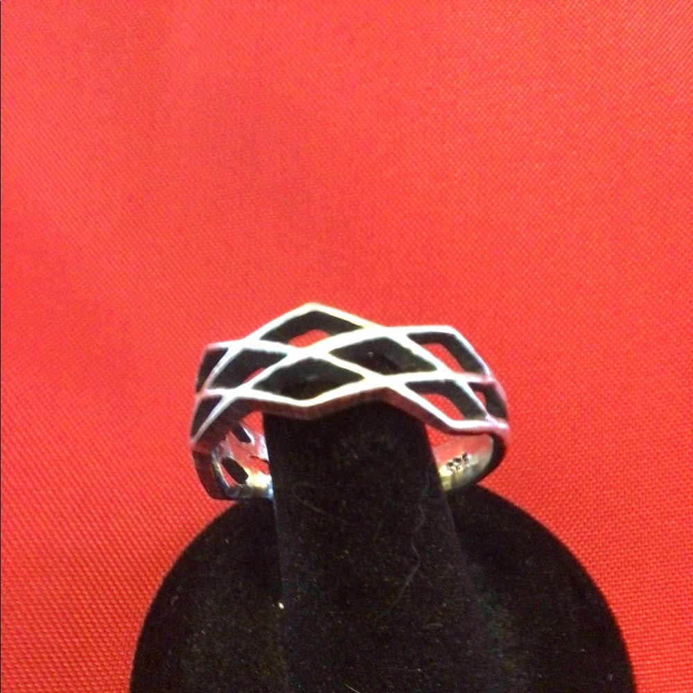Unisex Geometric 925 Ring